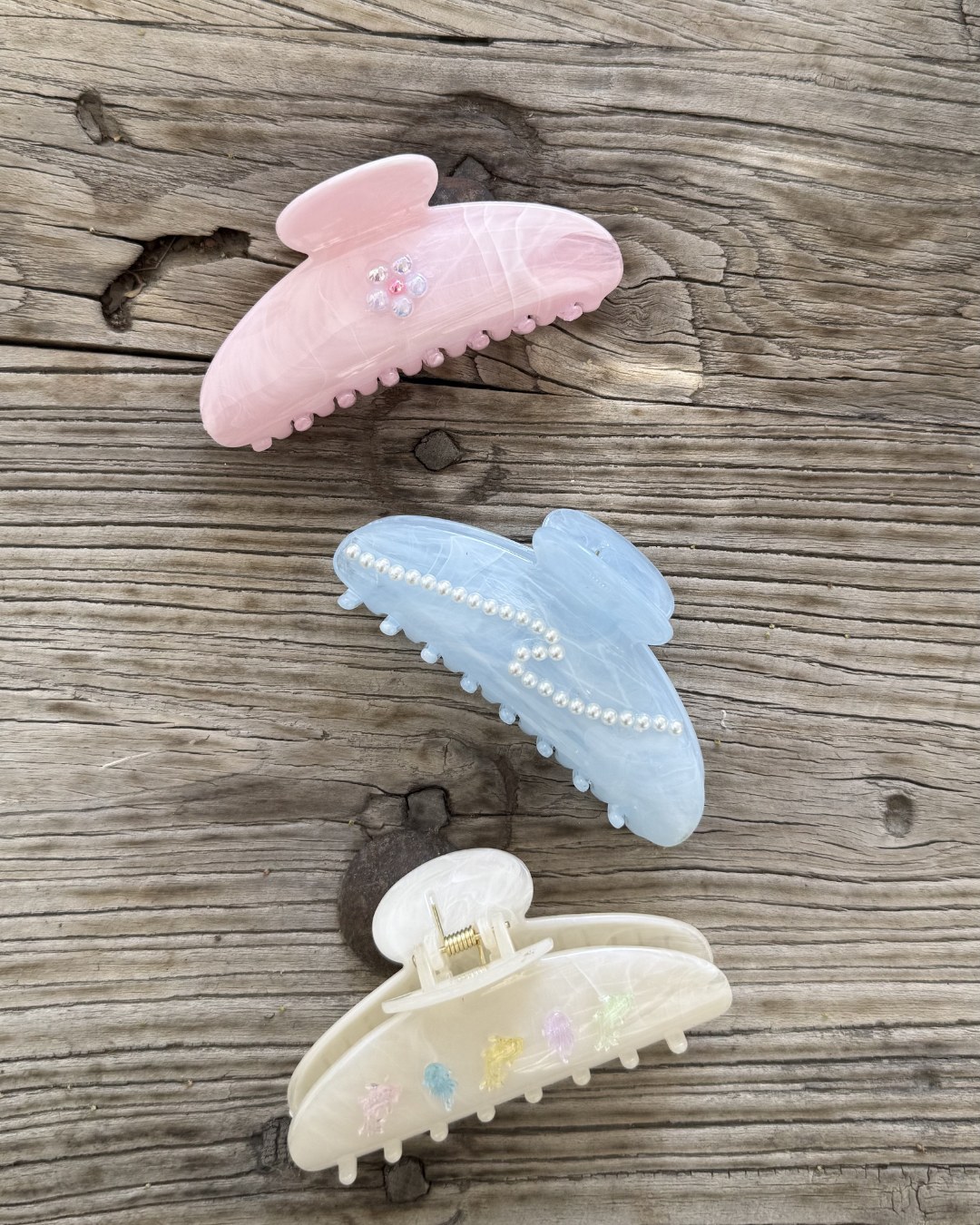 Hair Clip Bedazzling Box 3 pcs