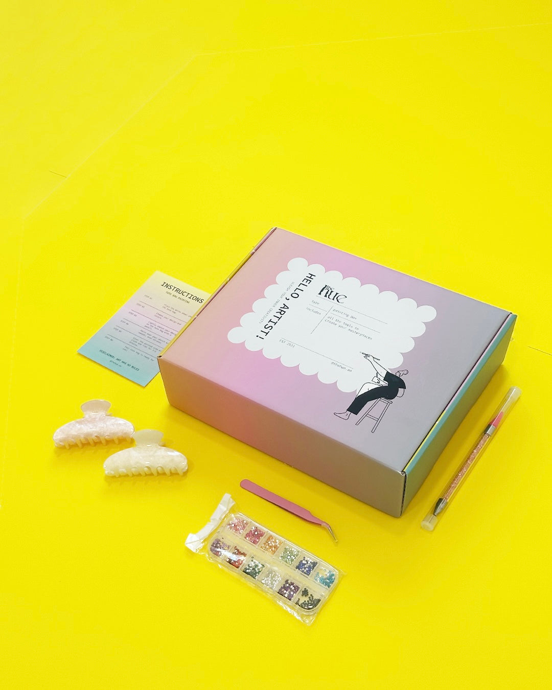 Hair Clip Bedazzling Box